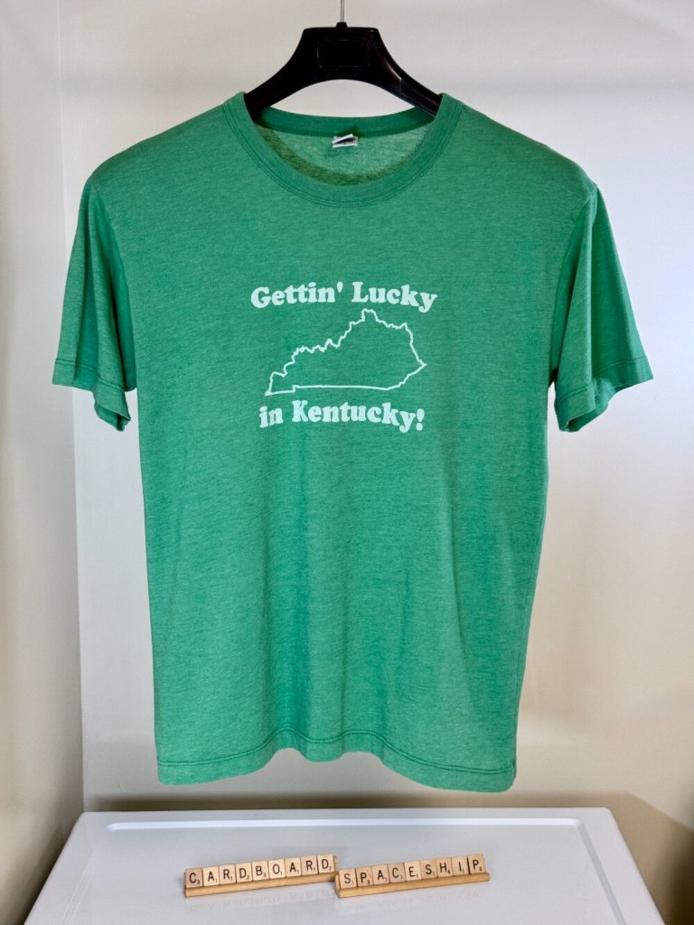 Vintage Y2K School of Rock Jack Black Gettin Lucky in Kentucky Shirt Mens Large